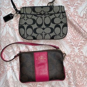 Coach wristlets